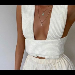 Multi way knit top